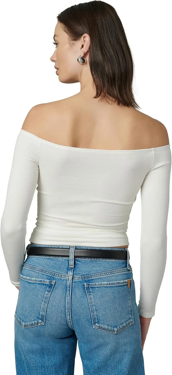 Joe's Women's The Devin Off The Shoulder Long Sleeve Top