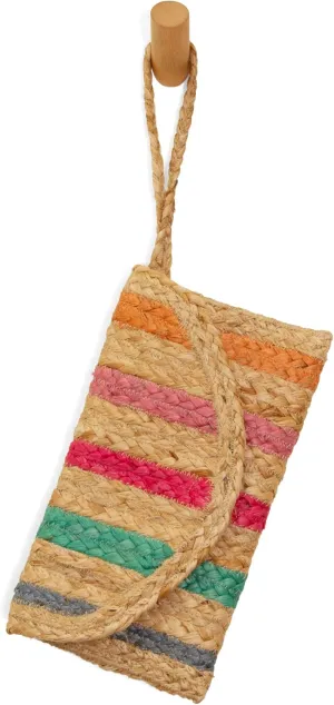 Joy Susan Women's Fashion Purse Reese Jute Crossbody Handbag