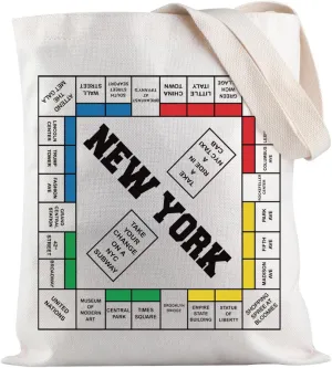 JXGZSO Funny New York Shopping Bag New York Lovers Gift Travel to New York Gift