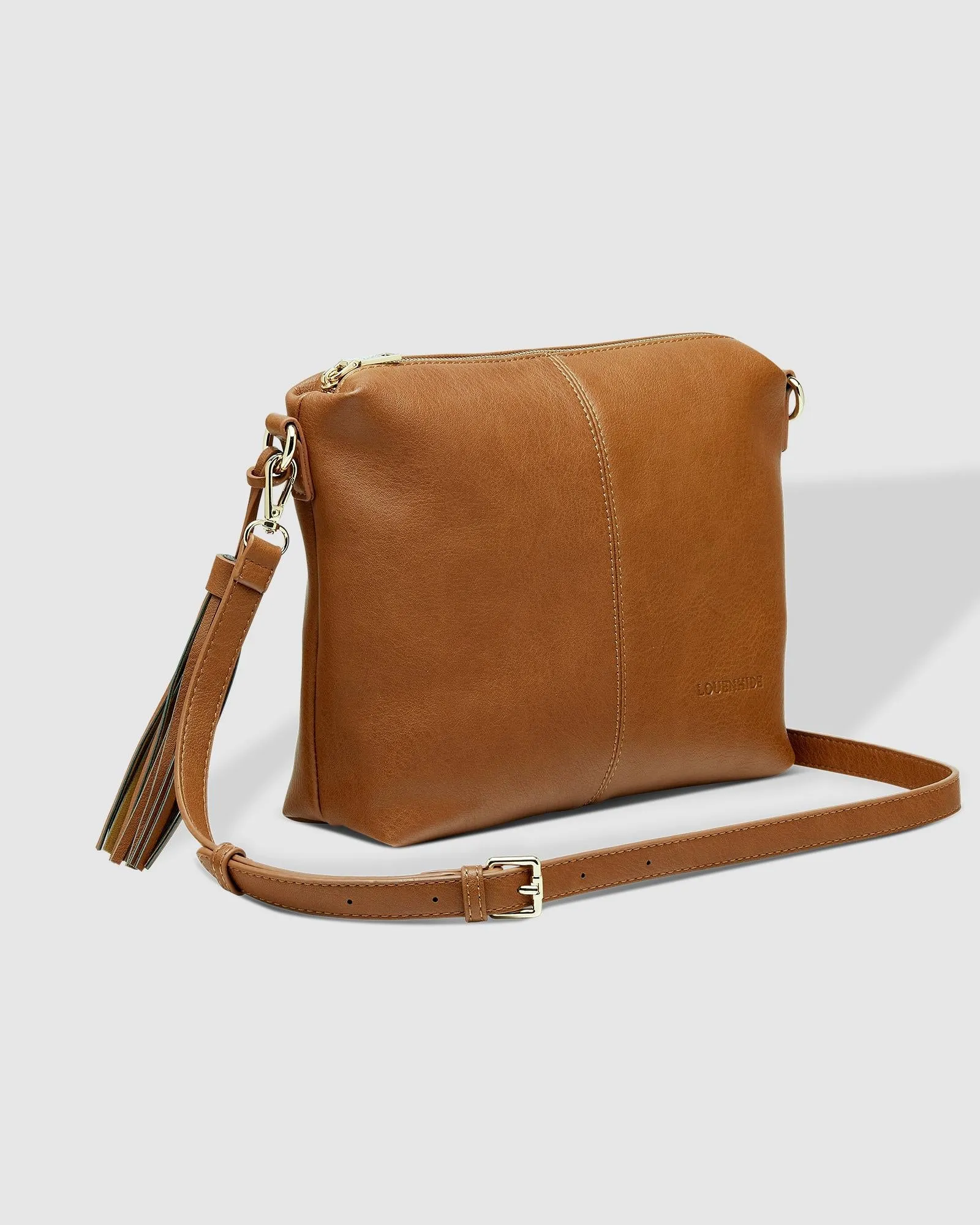 Kasey Crossbody Bag with Stripe Strap