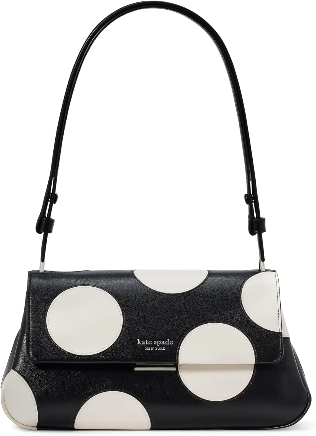 kate spade new york Grace DOT FINE Grain Leather Shoulder Bag, Black Multi