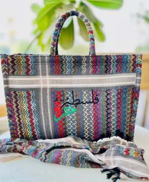 Kiffeyeh bag - Rainbow Grey