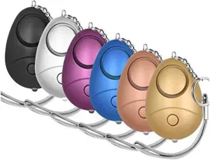 KOSIN Safe Sound Personal Alarm, 6 Pack 140DB Personal Security Alarm Keychain with LED Lights, Emergency Safety Alarm for Women, Men, Children, Elderly