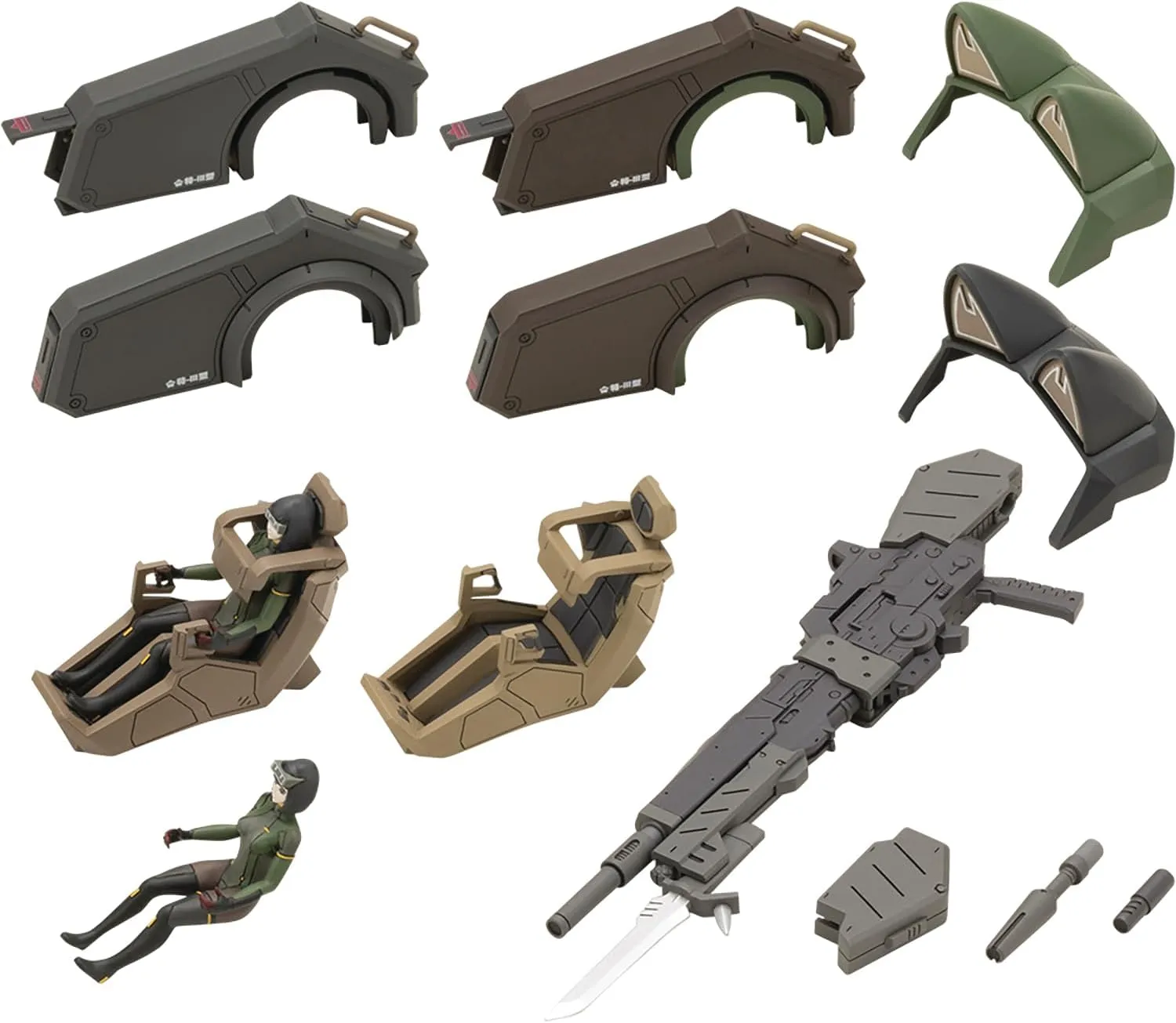 Kotobukiya JGSDF Type 07: Tank Nacchin Append Parts Model Kit Accessory Set