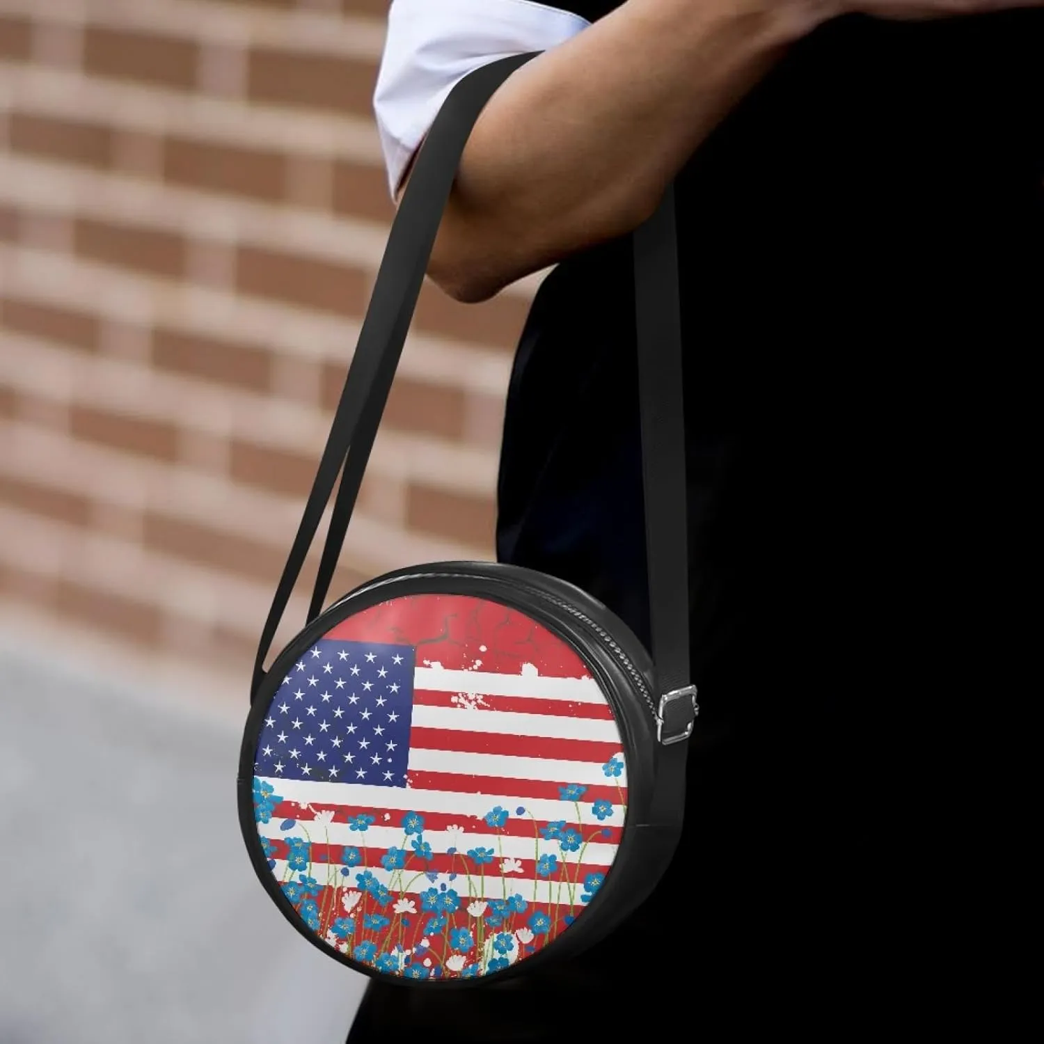 Ladies Cirlcle Crossbody Bag Women Cross Body Bag Adults Chest Bag