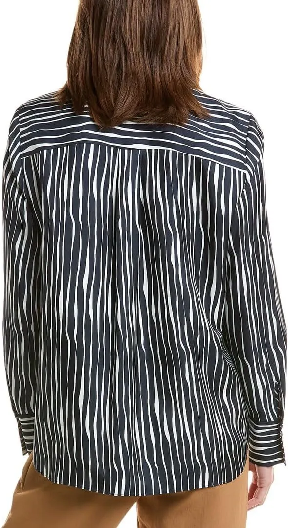 Lafayette 148 New York Scottie Silk Blouse