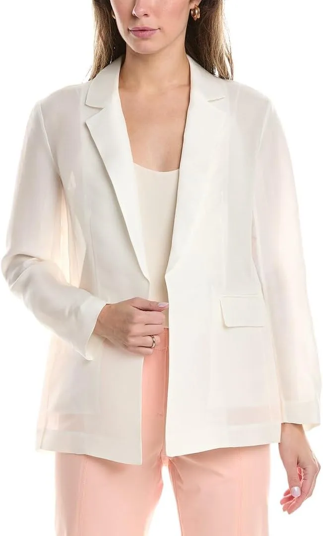 Lafayette 148 New York Silk Blazer