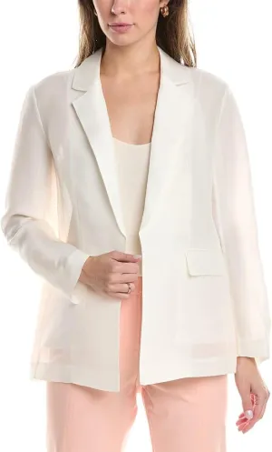 Lafayette 148 New York Silk Blazer