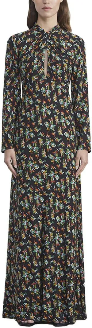Lafayette 148 New York Twist Collar Dress