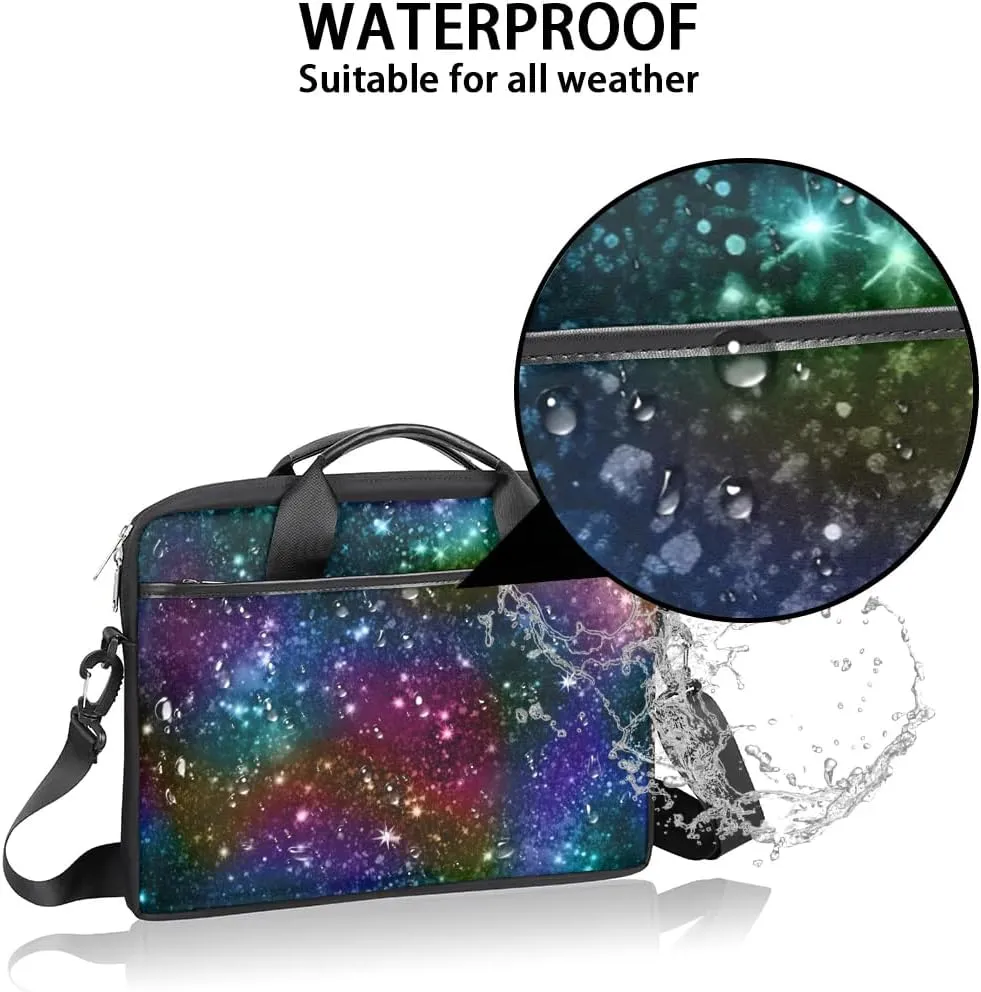 Laptop Bag Waterproof Laptop Shoulder Bag with Adjustable And Removable Shoulder Strap Fits Laptop 13-15.6 Inch