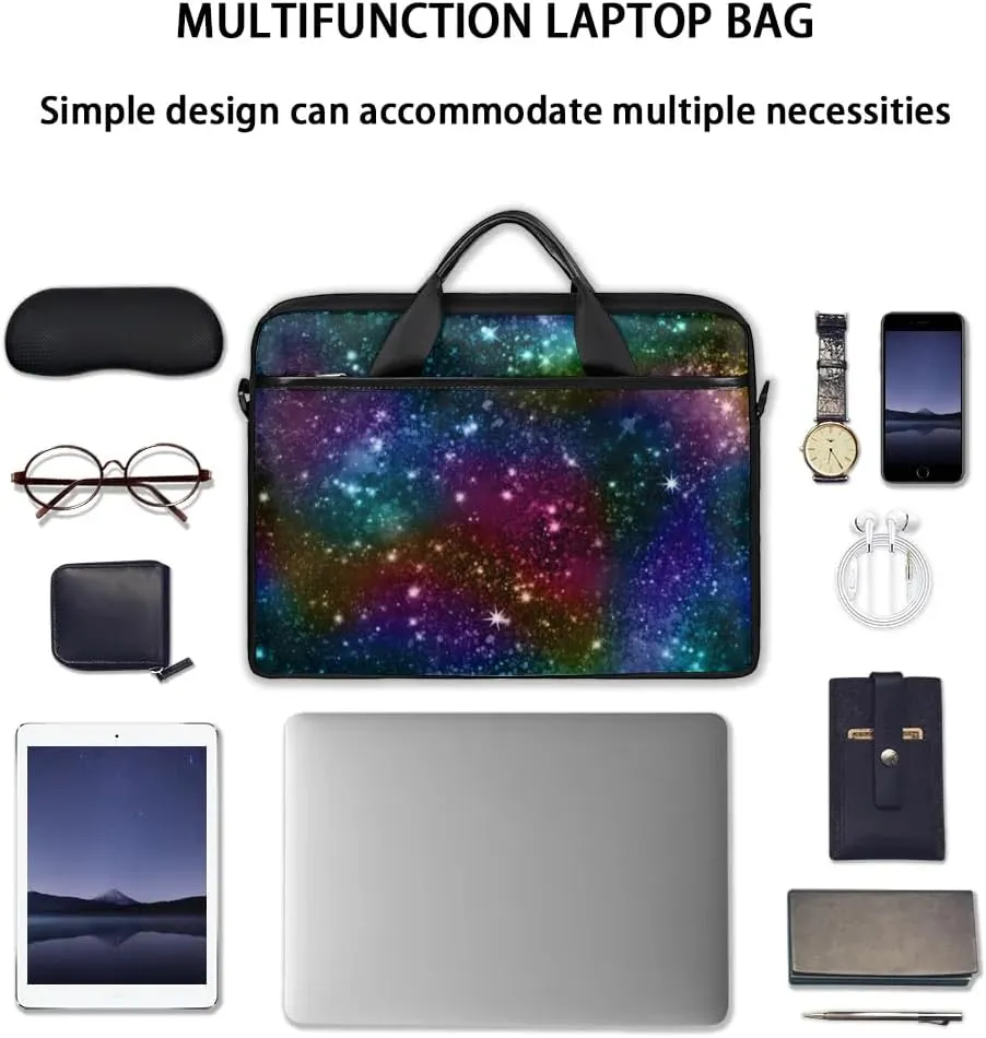 Laptop Bag Waterproof Laptop Shoulder Bag with Adjustable And Removable Shoulder Strap Fits Laptop 13-15.6 Inch