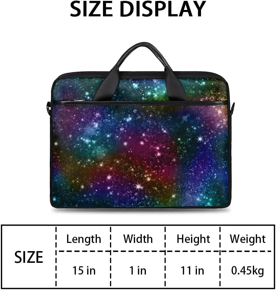 Laptop Bag Waterproof Laptop Shoulder Bag with Adjustable And Removable Shoulder Strap Fits Laptop 13-15.6 Inch