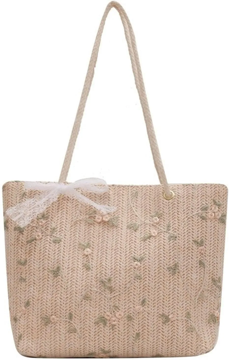 Large Beach Bags for Women Travel Straw Purses for Women Cute Beach Tote Straw Tote Vacation Handbags Shoulder Bag