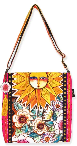 Laurel Burch Sun Salutation Medium Crossbody Messenger Bag