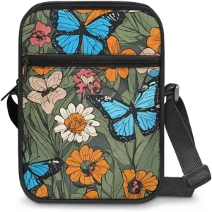 LedBack Cossbody Bag Messenger Bag Crossbody Bag Handbag Purse Shoulder Bag with Front Pocket Adjustable