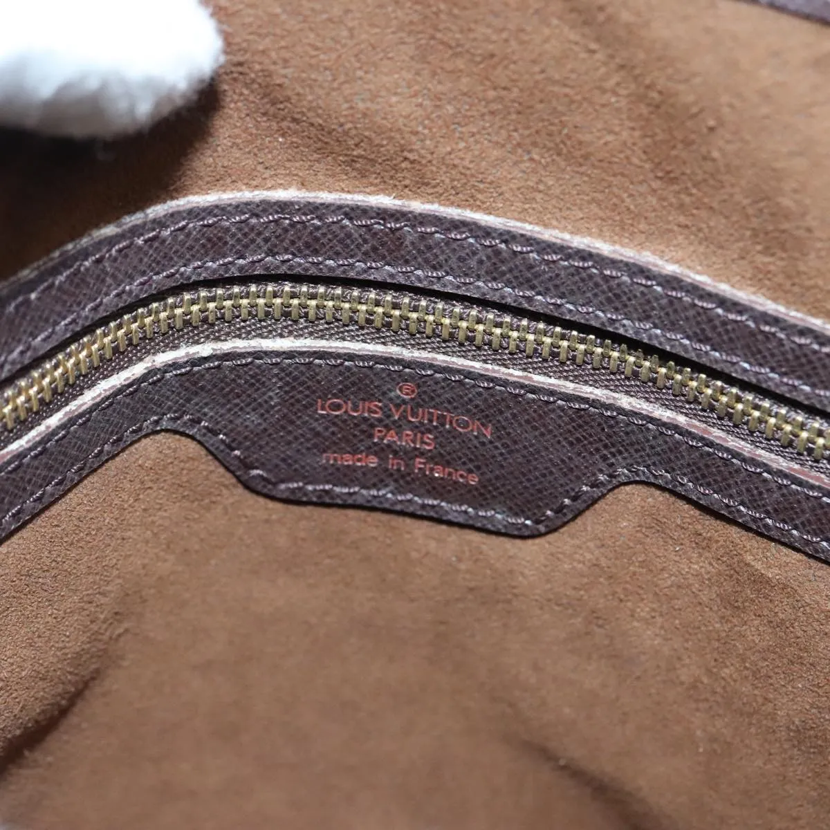 LOUIS VUITTON Damier Ebene Marais Shoulder Bag N42240 LV 91505