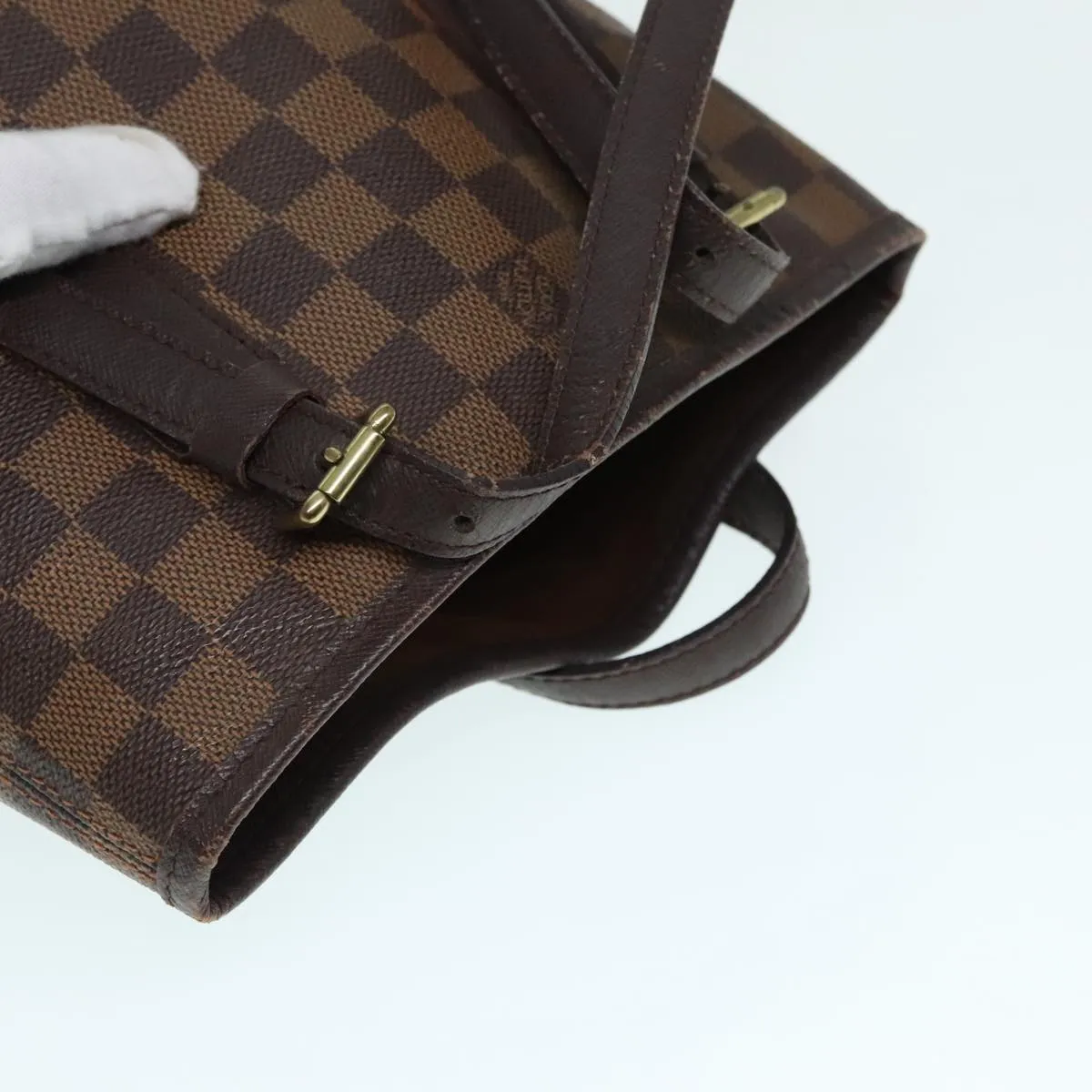 LOUIS VUITTON Damier Ebene Marais Shoulder Bag N42240 LV 91505