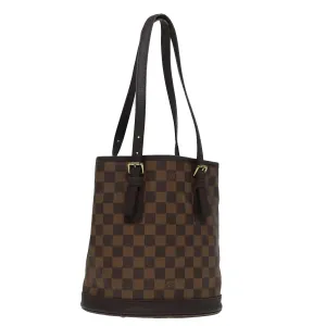 LOUIS VUITTON Damier Ebene Marais Shoulder Bag N42240 LV 91505