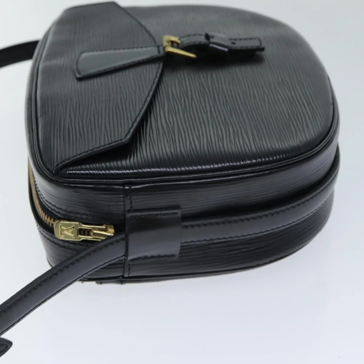 LOUIS VUITTON Epi Jeune Fille MM Shoulder Bag Black M52152 LV yk9772