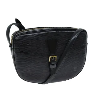 LOUIS VUITTON Epi Jeune Fille MM Shoulder Bag Black M52152 LV yk9772