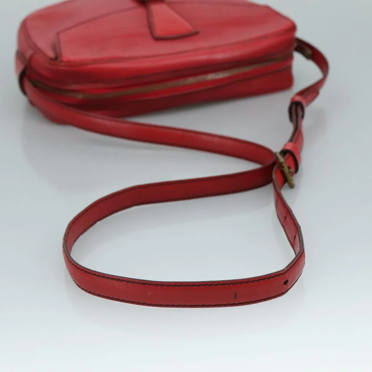 LOUIS VUITTON Epi Jeune Fille MM Shoulder Bag Red M52157 LV 111421