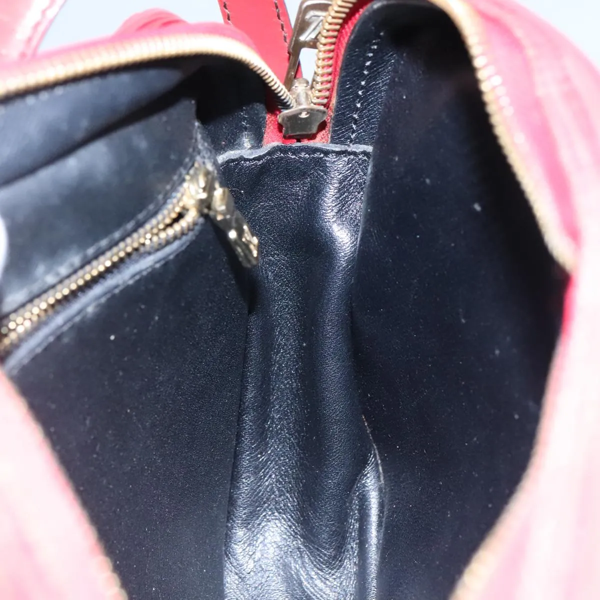 LOUIS VUITTON Epi Jeune Fille MM Shoulder Bag Red M52157 LV 111421