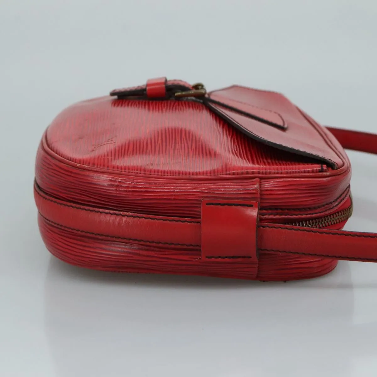 LOUIS VUITTON Epi Jeune Fille MM Shoulder Bag Red M52157 LV 111421