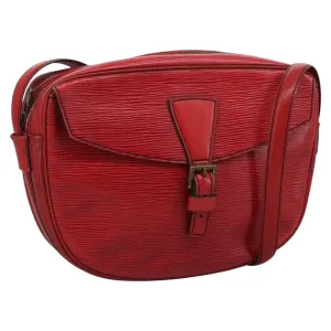 LOUIS VUITTON Epi Jeune Fille MM Shoulder Bag Red M52157 LV 111421