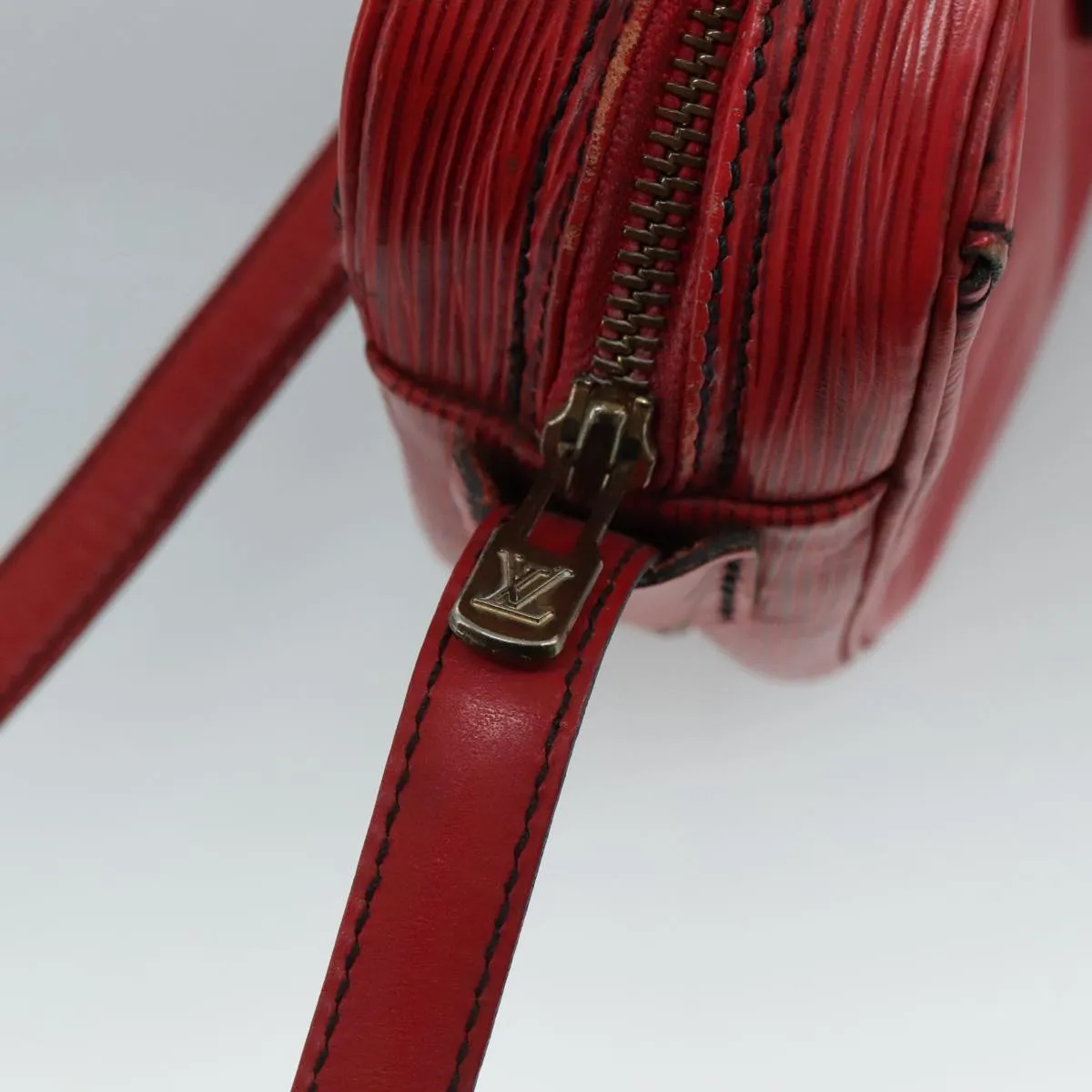 LOUIS VUITTON Epi Jeune Fille MM Shoulder Bag Red M52157 LV 111421