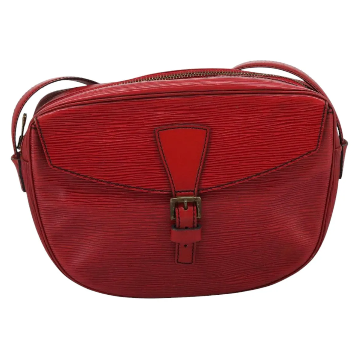 LOUIS VUITTON Epi Jeune Fille MM Shoulder Bag Red M52157 LV 111421