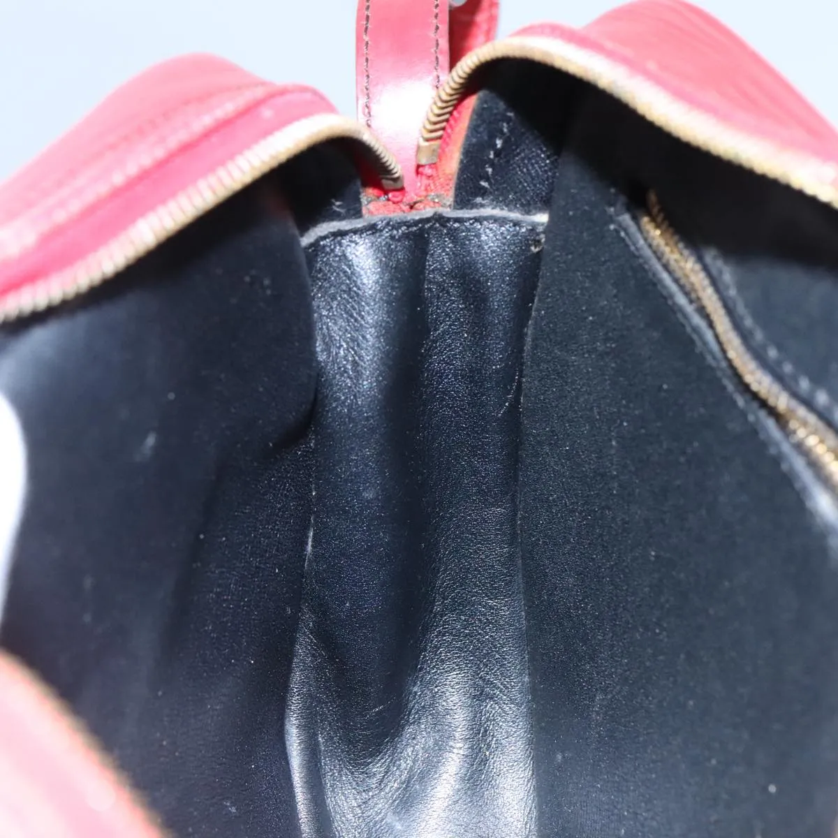 LOUIS VUITTON Epi Jeune Fille MM Shoulder Bag Red M52157 LV 111421