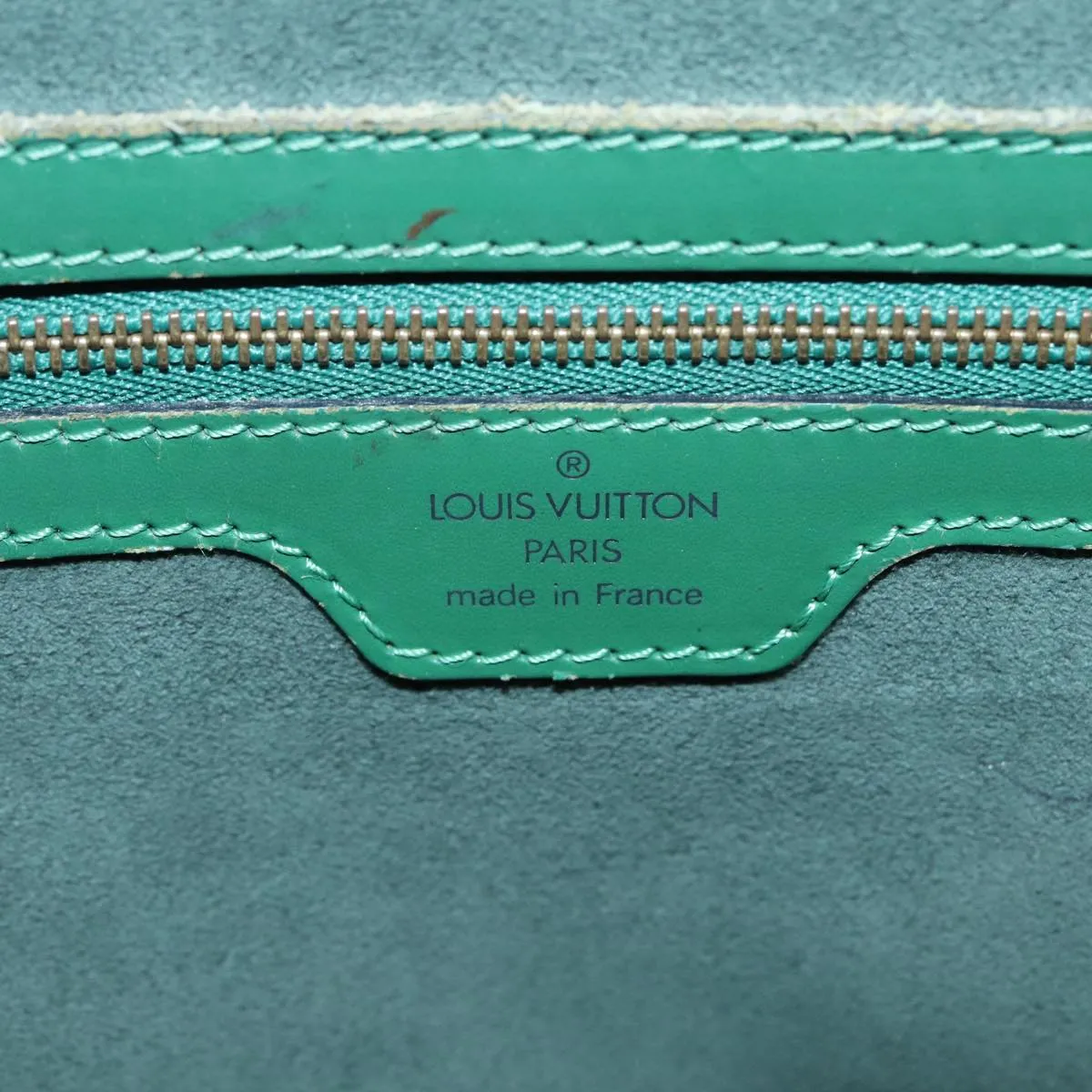 LOUIS VUITTON Epi Lussac Shoulder Bag Green M52284 LV 83877