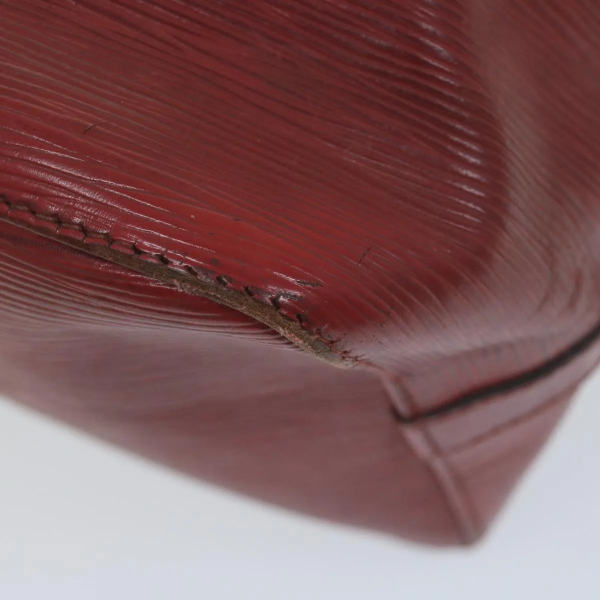 LOUIS VUITTON Epi Petit Noe Shoulder Bag Red M44107 LV 64342