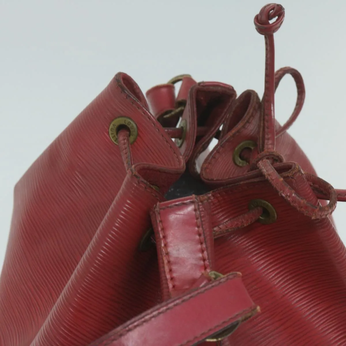 LOUIS VUITTON Epi Petit Noe Shoulder Bag Red M44107 LV 64342