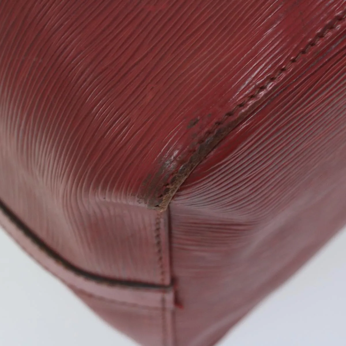 LOUIS VUITTON Epi Petit Noe Shoulder Bag Red M44107 LV 64342