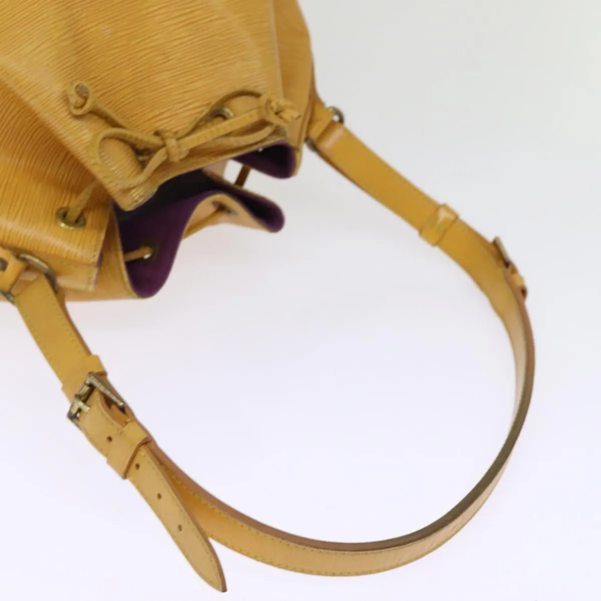 LOUIS VUITTON Epi Petit Noe Shoulder Bag Tassili Yellow M44109 LV 76773