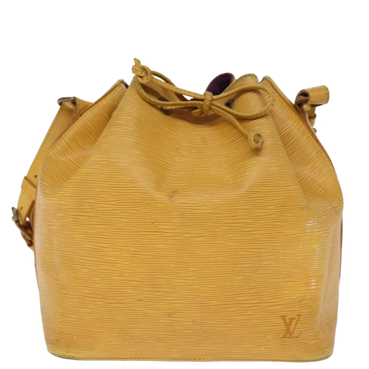 LOUIS VUITTON Epi Petit Noe Shoulder Bag Tassili Yellow M44109 LV 76773