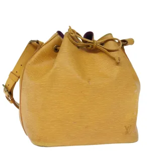 LOUIS VUITTON Epi Petit Noe Shoulder Bag Tassili Yellow M44109 LV 76773
