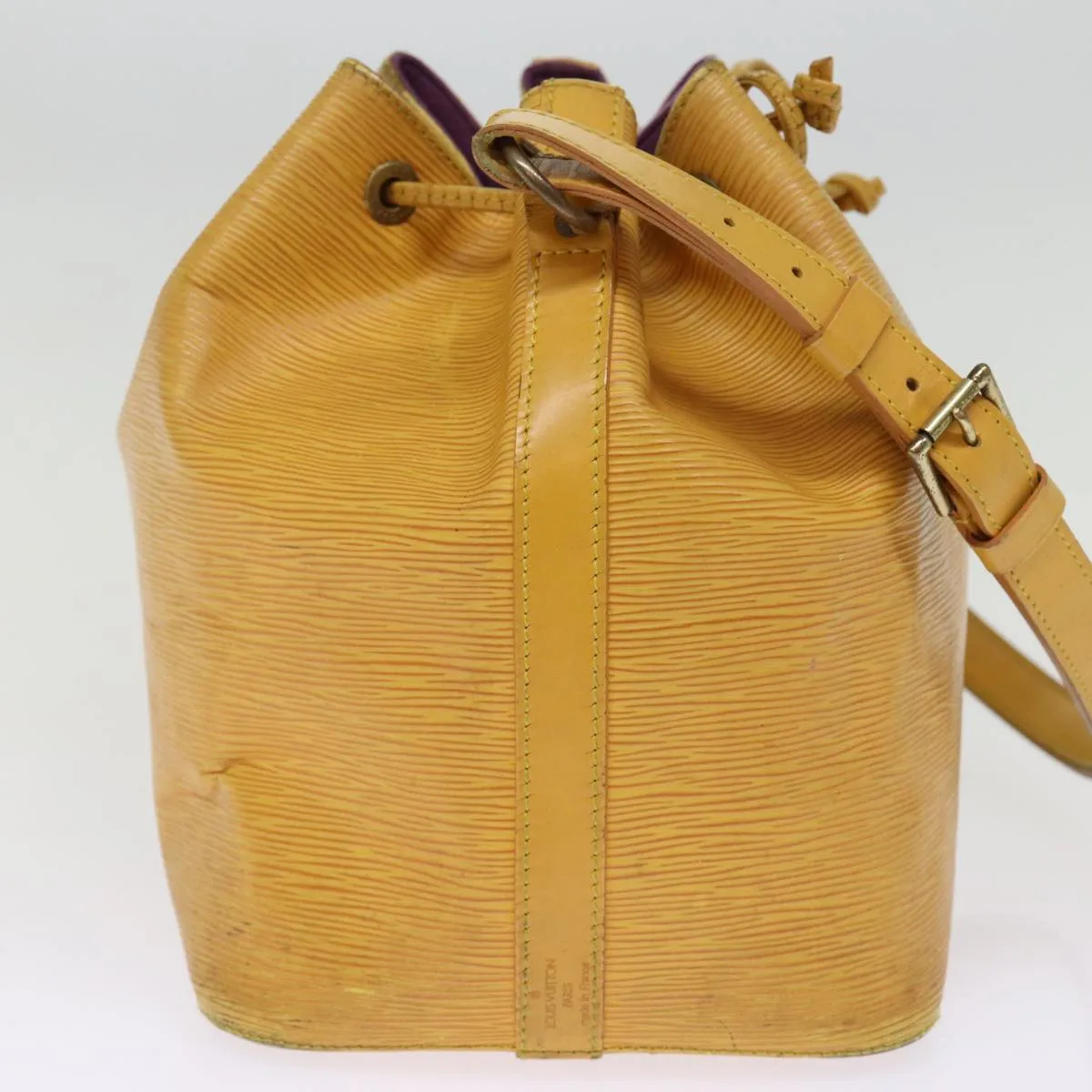LOUIS VUITTON Epi Petit Noe Shoulder Bag Tassili Yellow M44109 LV 76773
