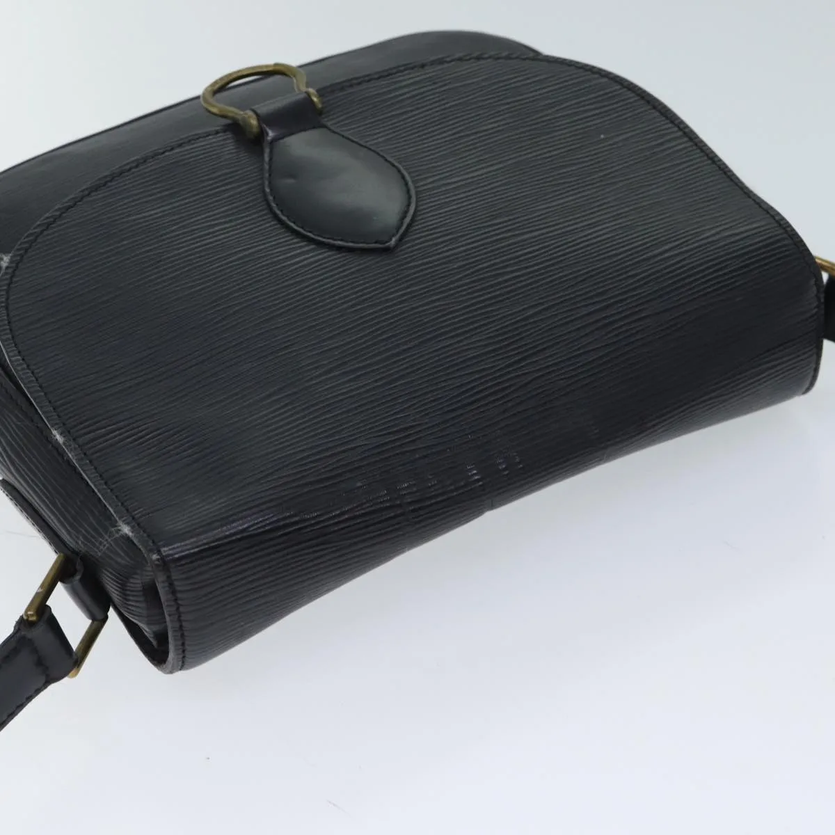 LOUIS VUITTON Epi Saint Cloud GM Shoulder Bag Black M52192 LV 72334