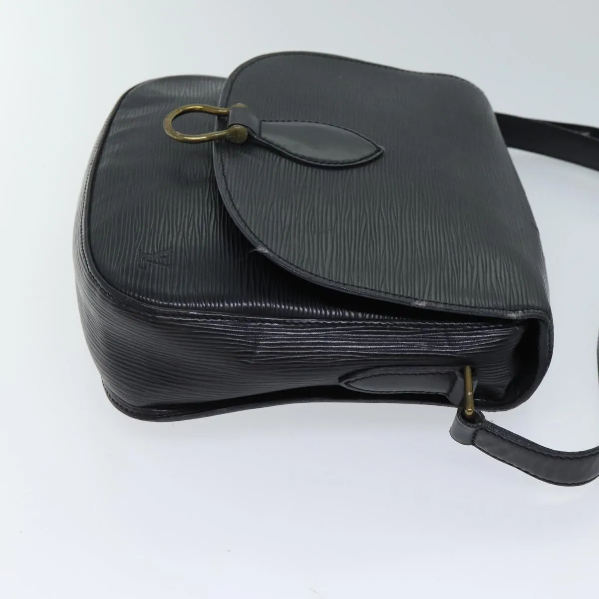LOUIS VUITTON Epi Saint Cloud GM Shoulder Bag Black M52192 LV 72334