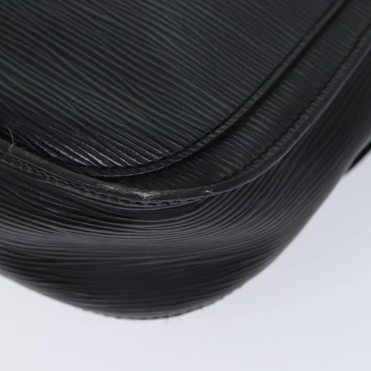 LOUIS VUITTON Epi Saint Cloud GM Shoulder Bag Black M52192 LV 72334