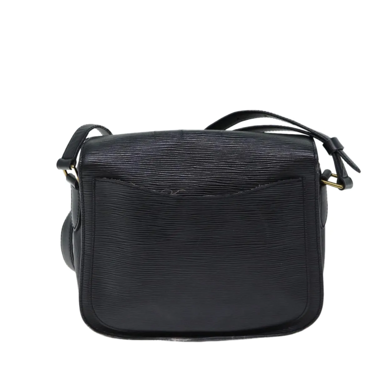 LOUIS VUITTON Epi Saint Cloud GM Shoulder Bag Black M52192 LV 72334
