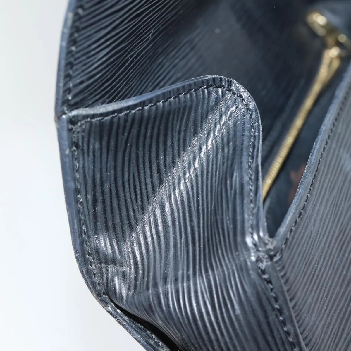 LOUIS VUITTON Epi Saint Cloud GM Shoulder Bag Black M52192 LV 72334