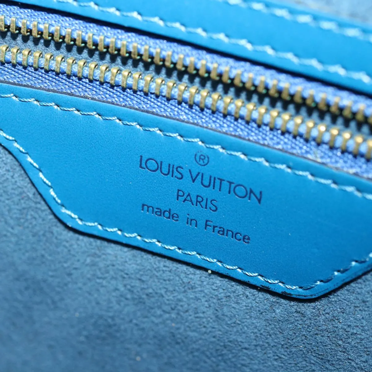 LOUIS VUITTON Epi Saint Jacques Shopping Shoulder Bag Blue M52275 72505