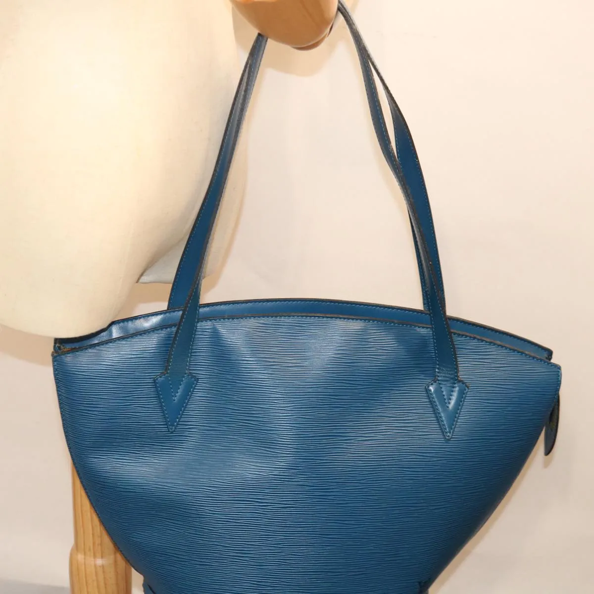 LOUIS VUITTON Epi Saint Jacques Shopping Shoulder Bag Blue M52275 72505