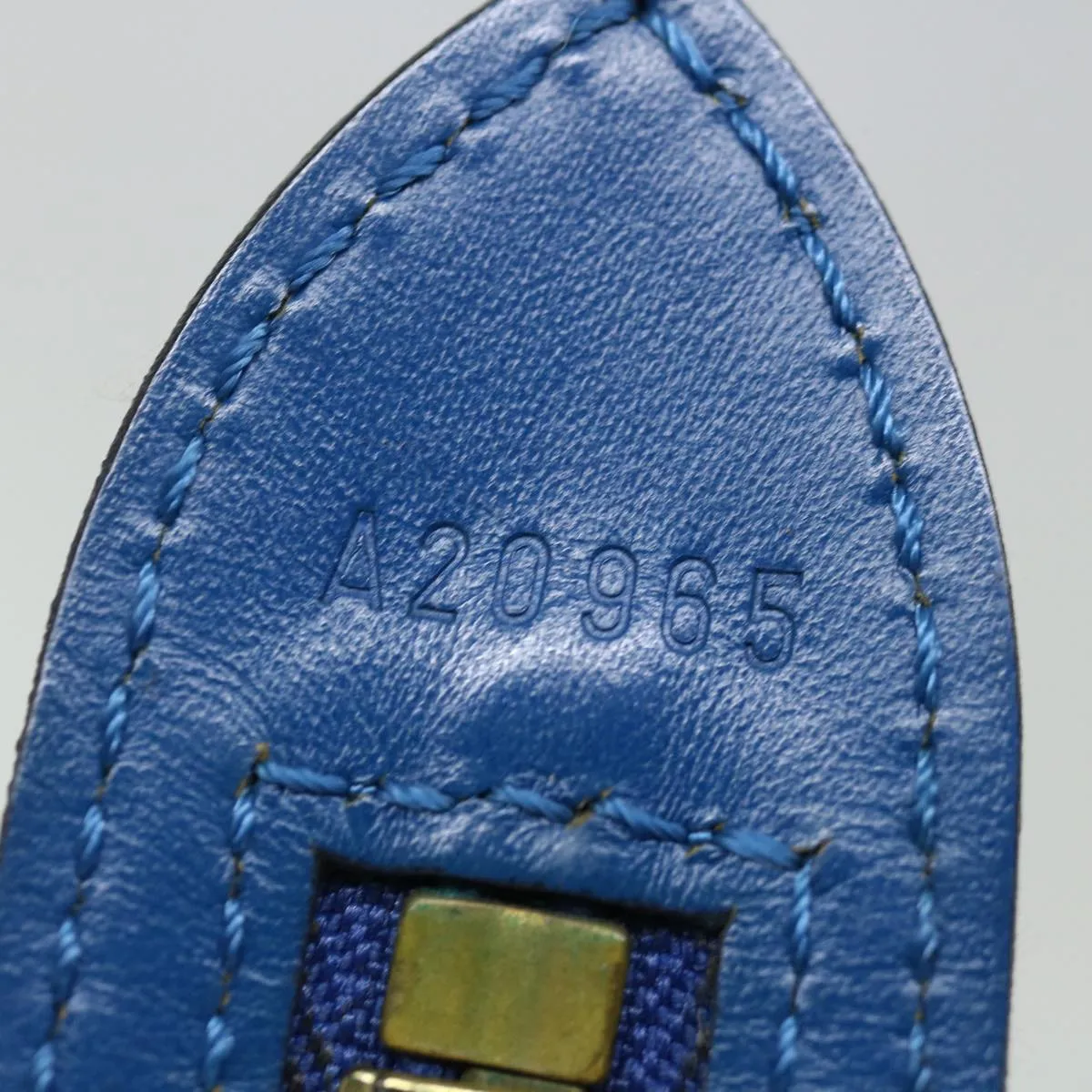 LOUIS VUITTON Epi Saint Jacques Shopping Shoulder Bag Blue M52275 72505
