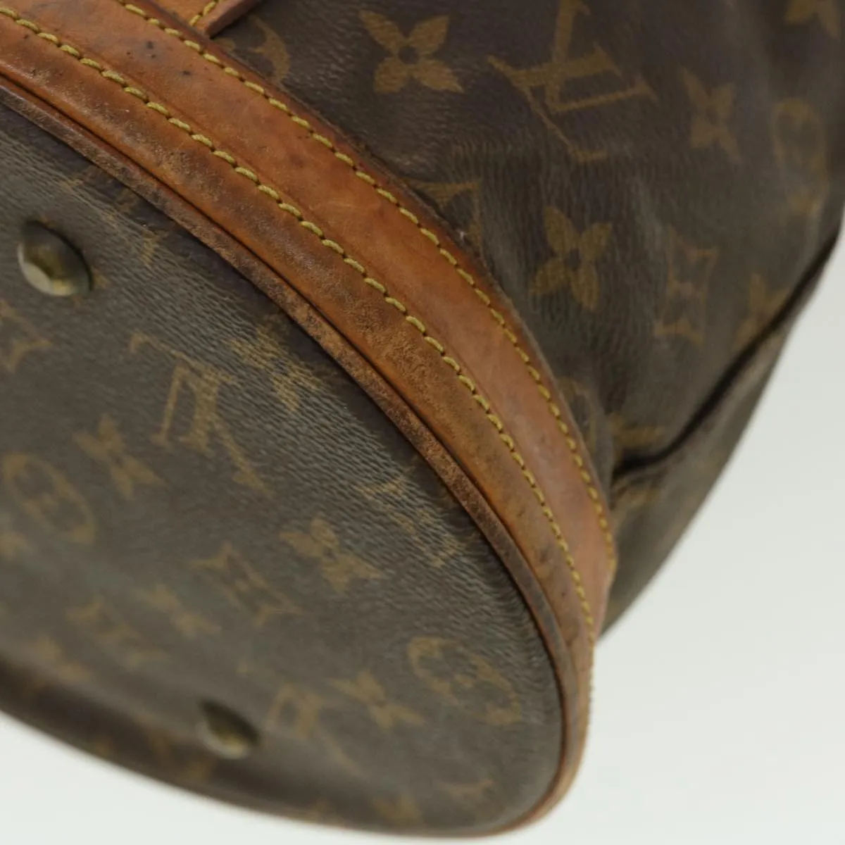 LOUIS VUITTON Monogram Bucket GM Shoulder Bag M42236 LV 41826