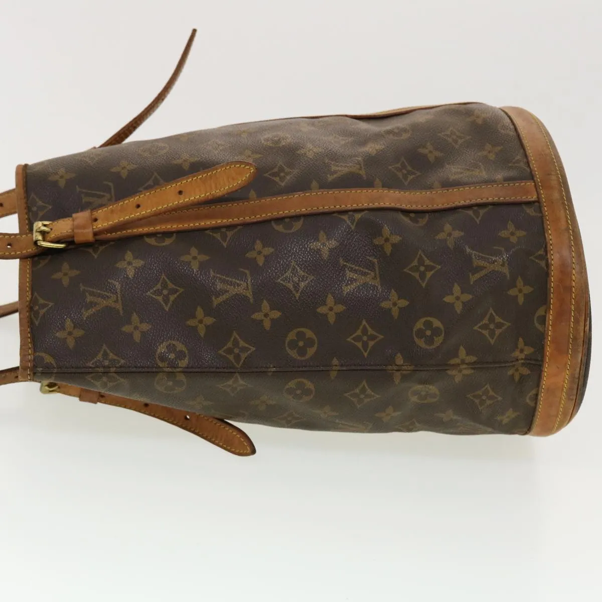 LOUIS VUITTON Monogram Bucket GM Shoulder Bag M42236 LV 41826