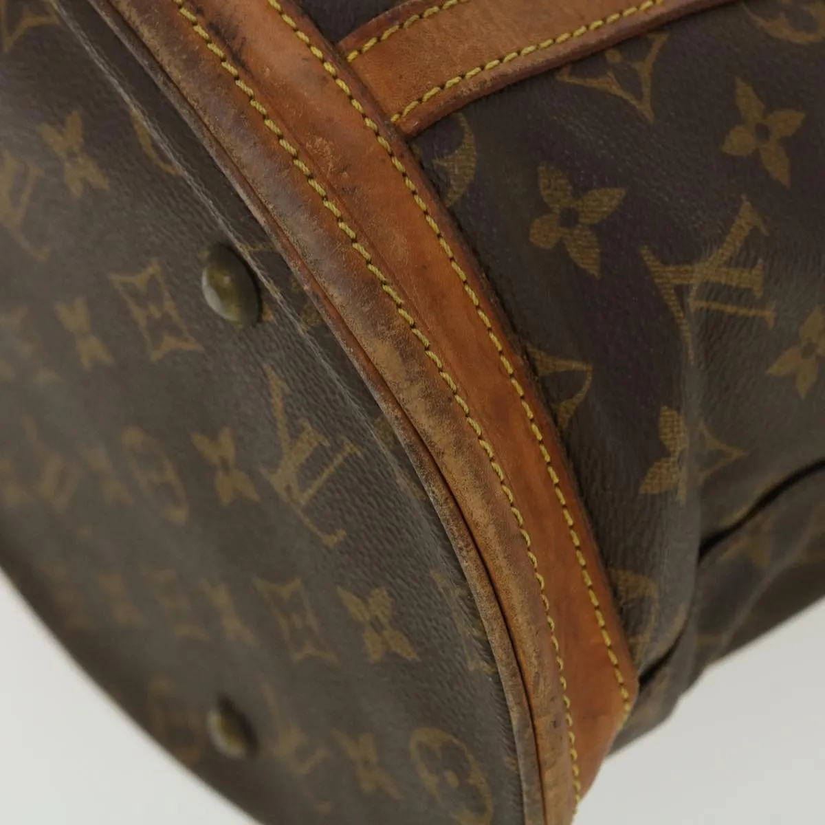 LOUIS VUITTON Monogram Bucket GM Shoulder Bag M42236 LV 41826
